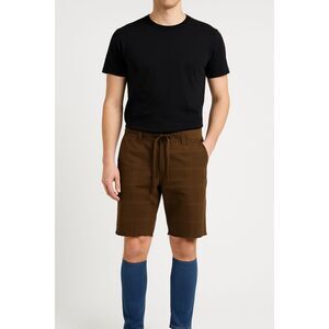 Converse Men’s Size 32 Brown Plaid Shorts Casual Chino Style